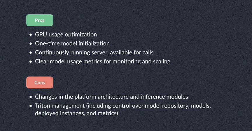 The pros and cons of Triton implementation.