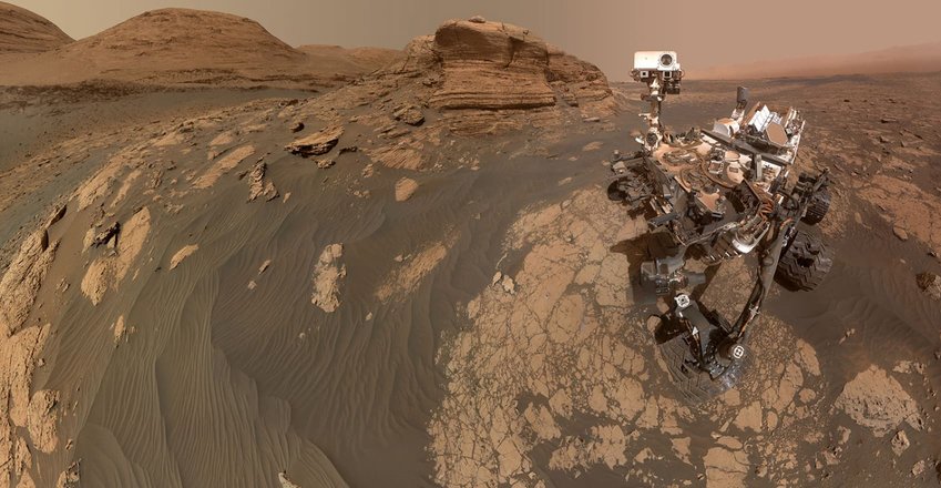 The Curiosity rover is partially powered by AI.